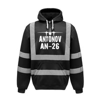 Thumbnail for Antonov AN-26 & Plane Designed Reflective Hoodies