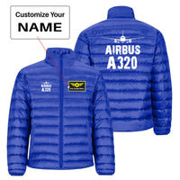 Thumbnail for Airbus A320 & Plane Designed Padded Jackets