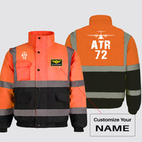 Thumbnail for ATR-72 & Plane Designed Reflective Winter Jackets