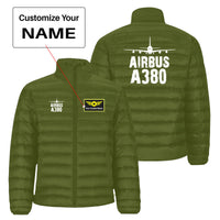 Thumbnail for Airbus A380 & Plane Designed Padded Jackets