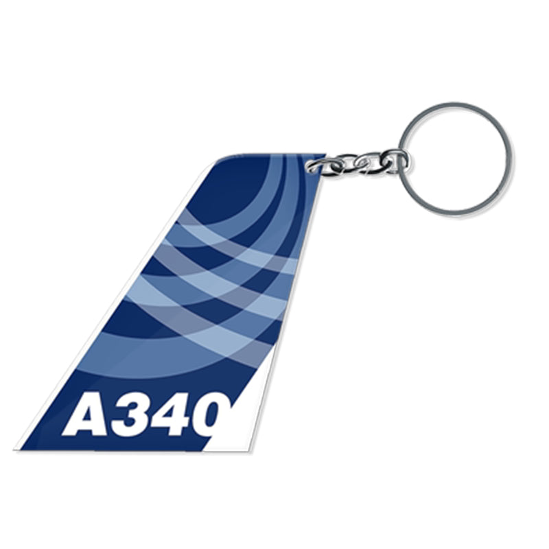 Tail Airbus A340 Designed Key Chains