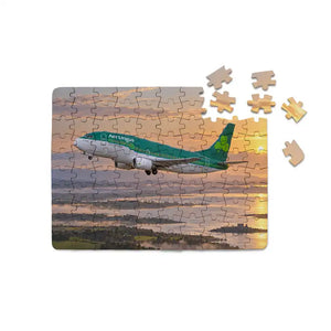 Aer Lingus Boeing 737-500 Shannon Classic Green Dawn Printed Puzzles