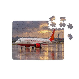 Air India Airbus A320neo Mumbai Monsoon Light Printed Puzzles