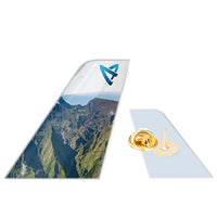 Thumbnail for Air Austral Designed Tail Shape Badges & Pins