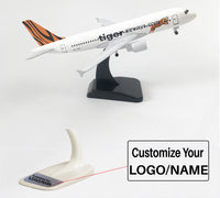 Thumbnail for Tiger Airways Singapore Airbus A320 Airplane Model (20CM)