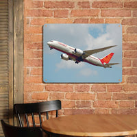 Thumbnail for Air India's Boeing 787 Printed Metal Sign