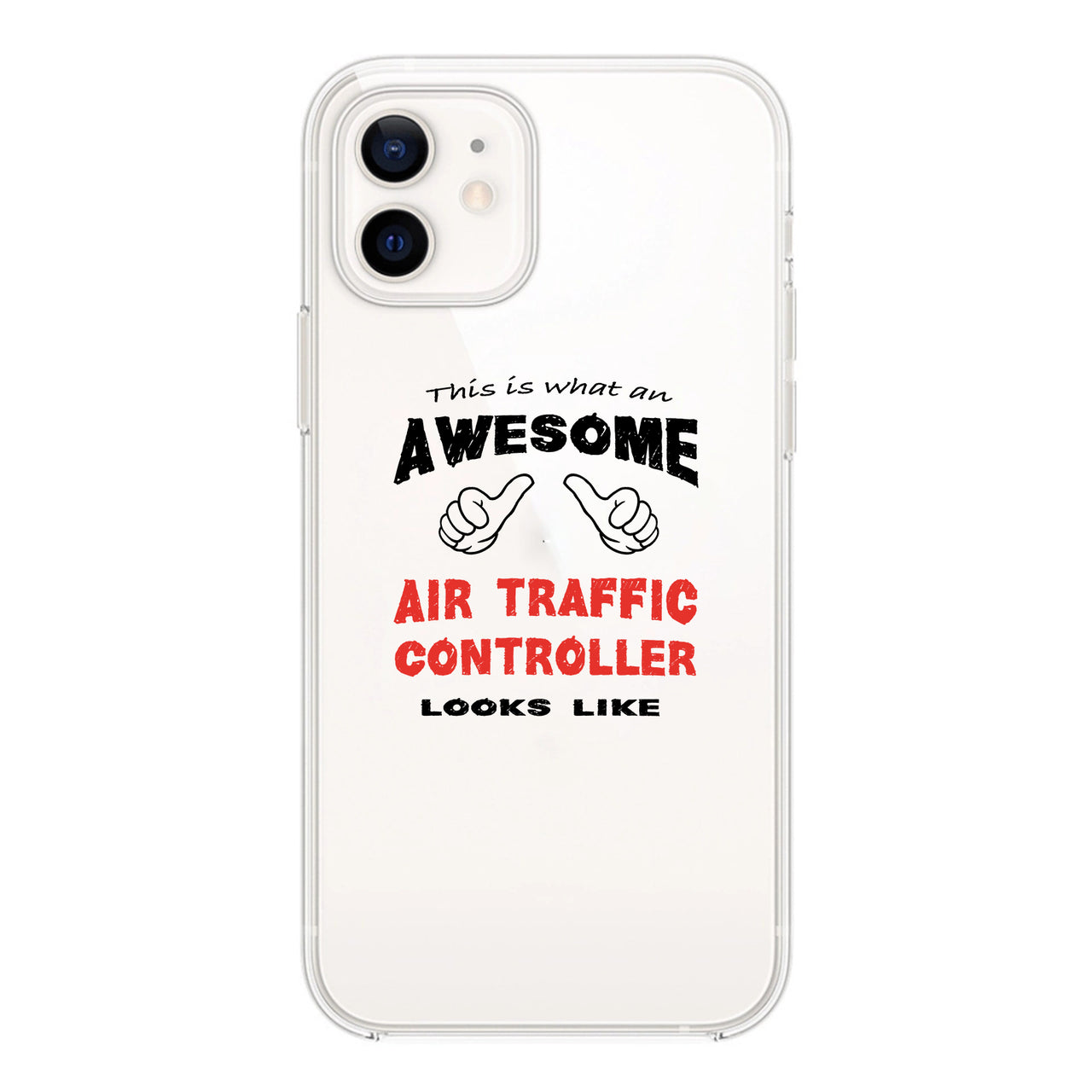 Air Traffic Controller Designed Transparent Silicone iPhone Cases