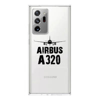 Thumbnail for Airbus A320 & Plane Transparent Silicone Samsung A Cases