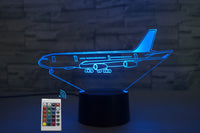 Thumbnail for Airbus A340 From Side Designed 3D Lamp