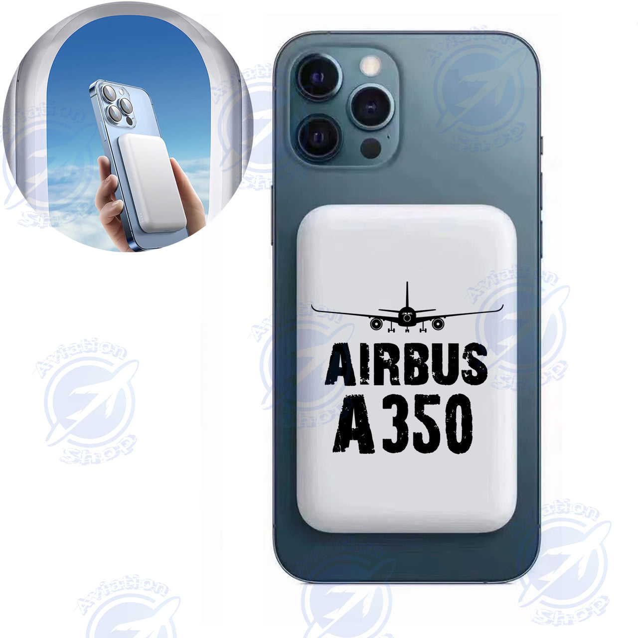 Airbus A350 & Plane Designed MagSafe PowerBanks