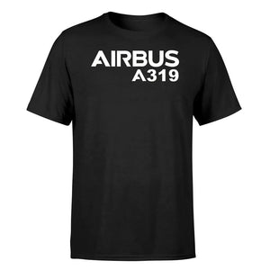 Airbus A319 & Text Double-Side T-Shirt