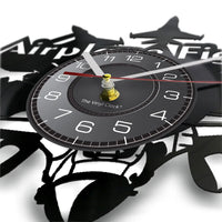 Thumbnail for Airplane Fighter Vinyl Record Designed Wall Clocks