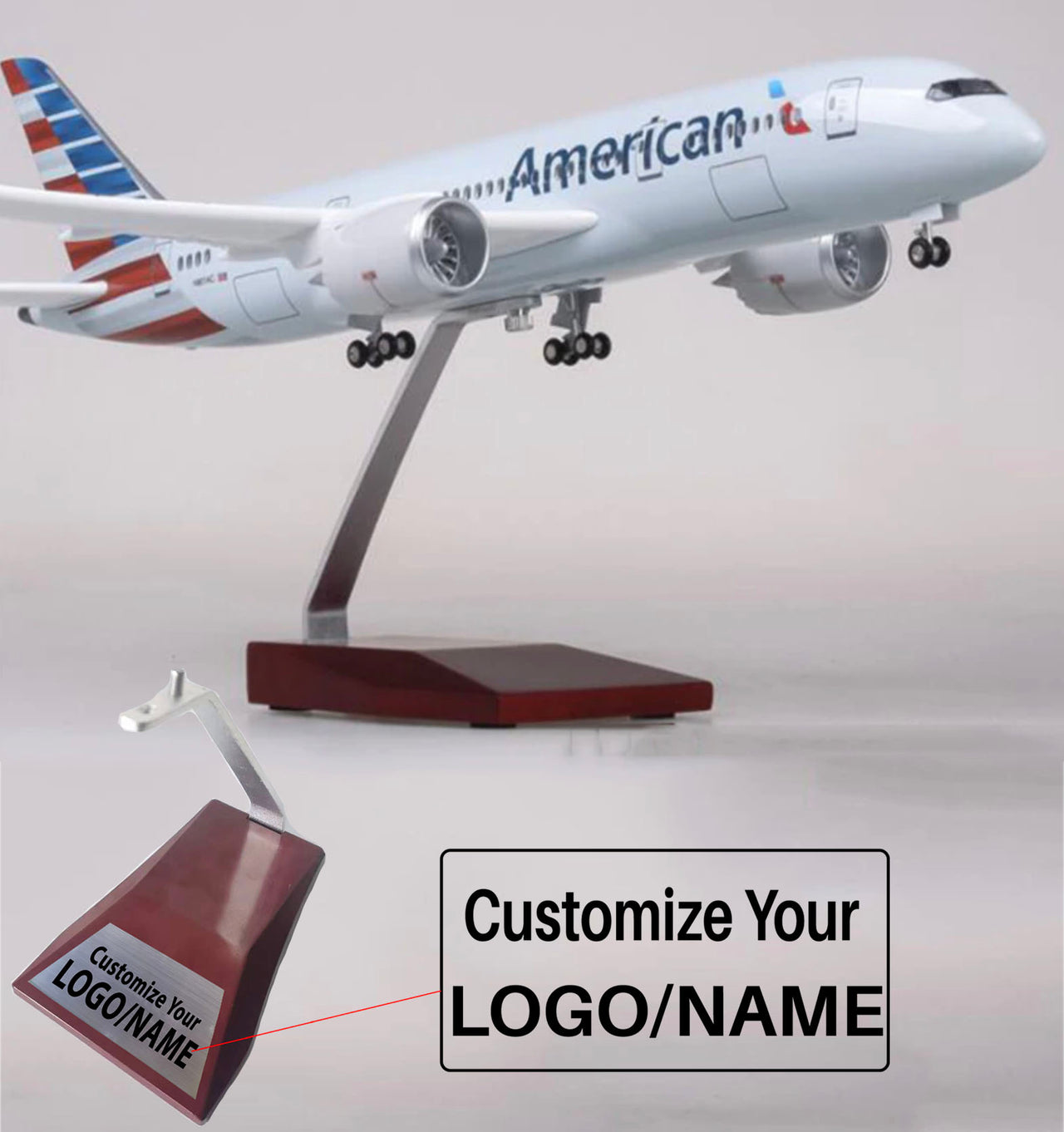 American Airlines Boeing 787 Airplane Model (1/130 Scale)