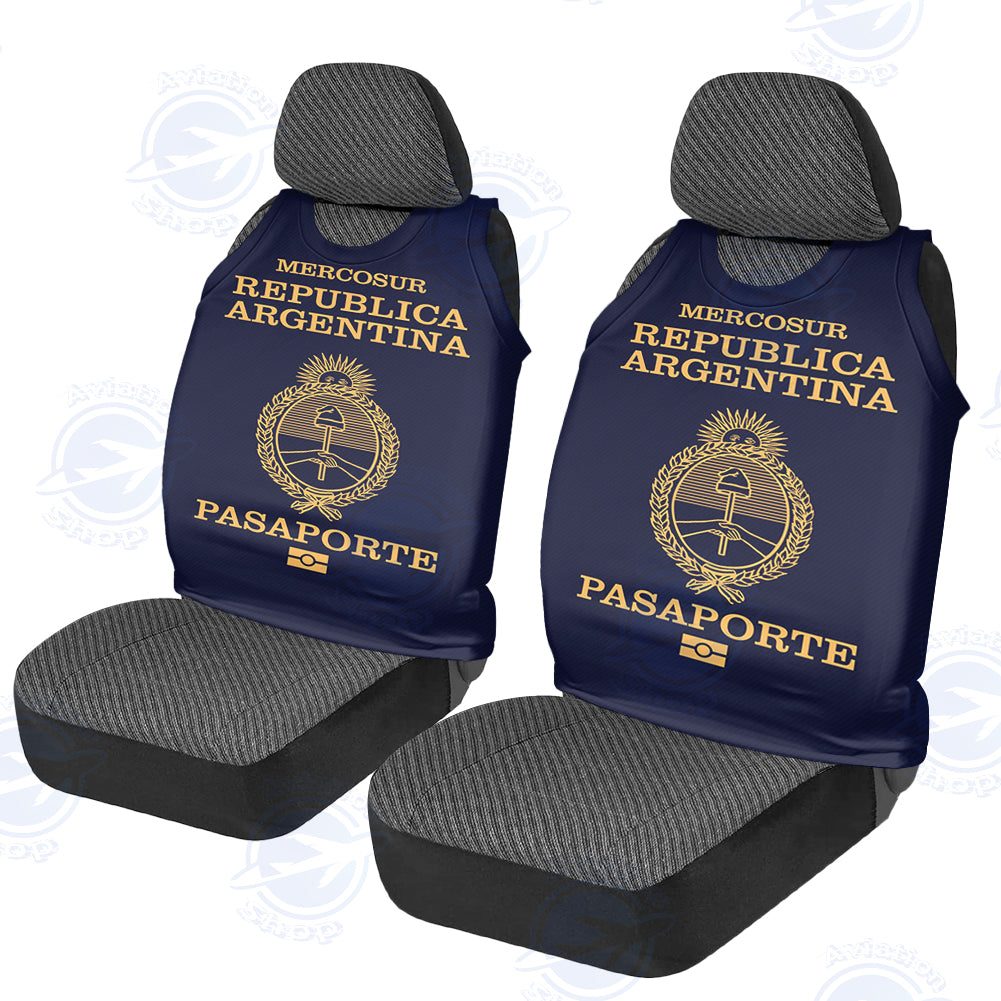 Argentina Passport Designed Car Seat Covers