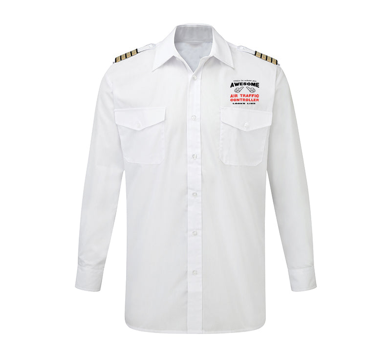 Air Traffic Controller Designed Long Sleeve Pilot Shirts