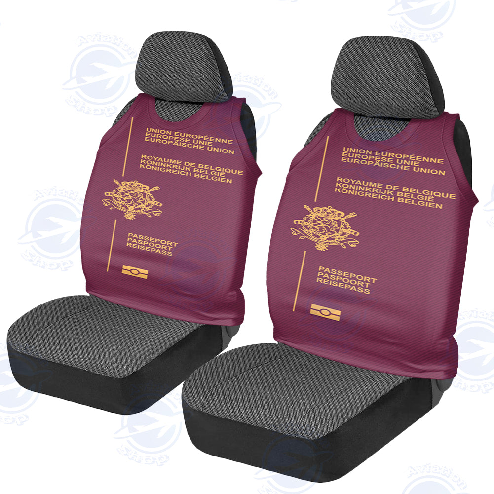 Belgian Passport Designed Car Seat Covers