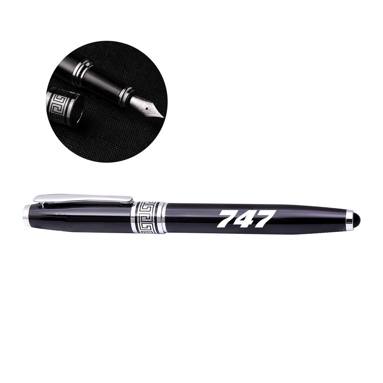 747 Flat Text Designed Pens
