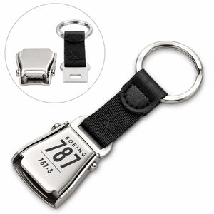 Boeing 787-8 Dreamliner Seat Belt Key Chains