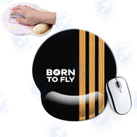 Thumbnail for Born To Fly & Pilot Epaulettes (3 Lines) Designed Ergonomic Mouse Pads