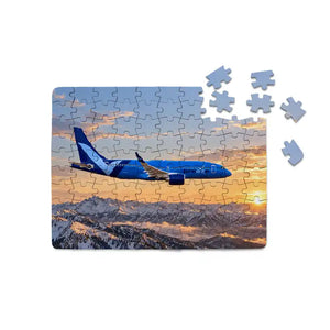 Breeze Airways Airbus A220-300 Wasatch Mountain Dawn Printed Puzzles