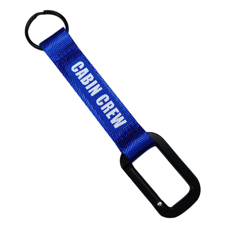 CABIN CREW (Blue) Designed Mountaineer Style Key Chains