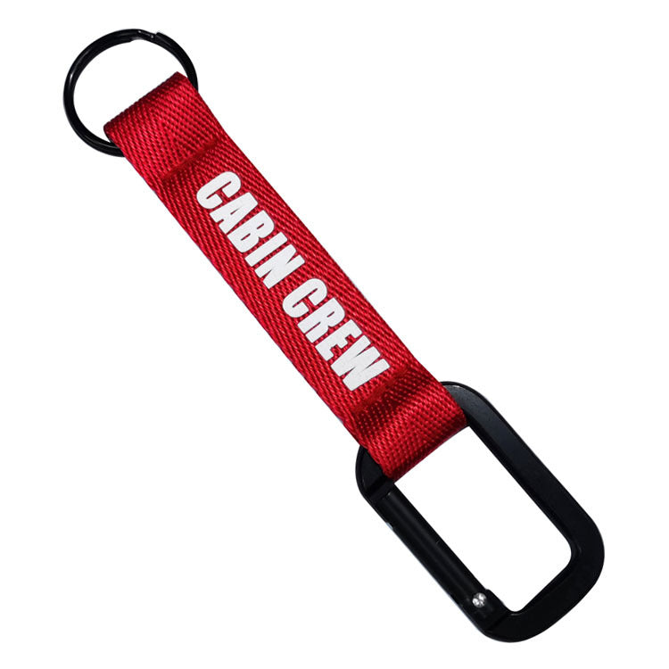 CABIN CREW (Red) Designed Mountaineer Style Key Chains