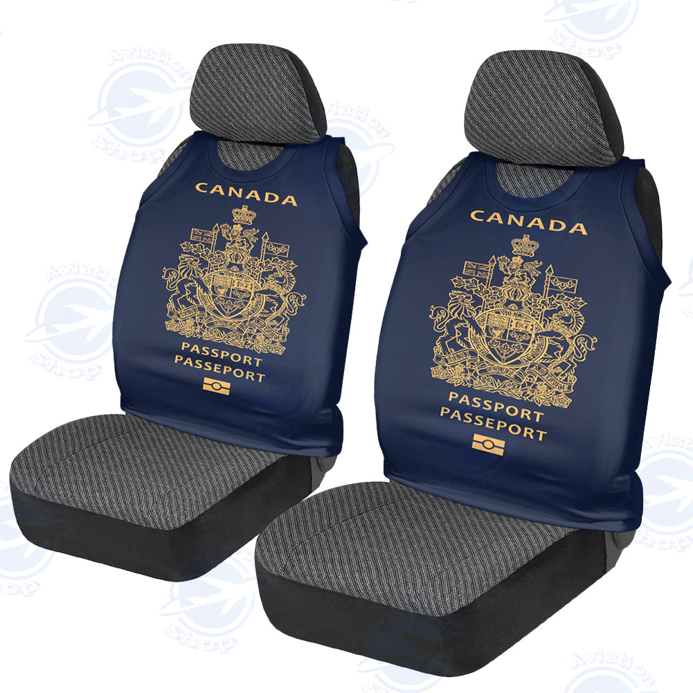 Canada Passport Designed Car Seat Covers
