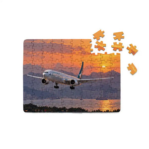 Cathay Pacific Boeing 777-300ER Dragons Back Sunset Printed Puzzles