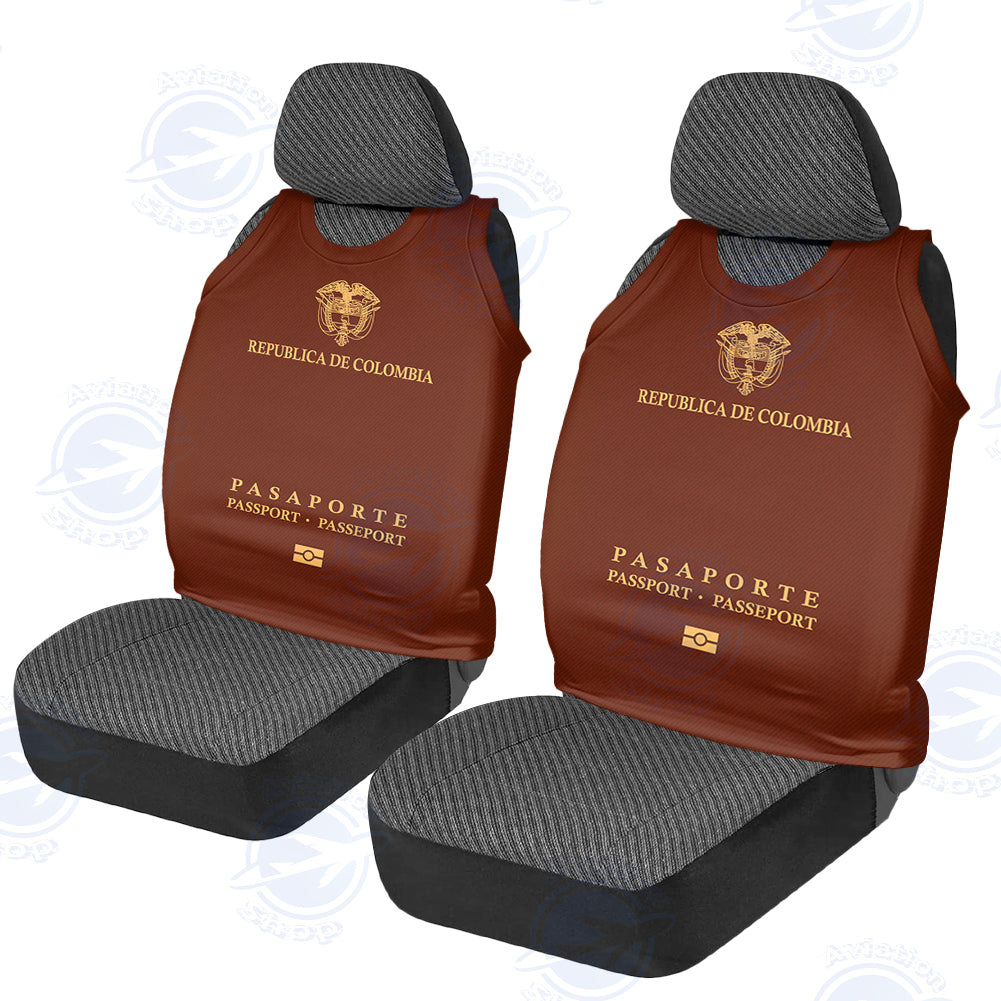 Colombia Passport Designed Car Seat Covers