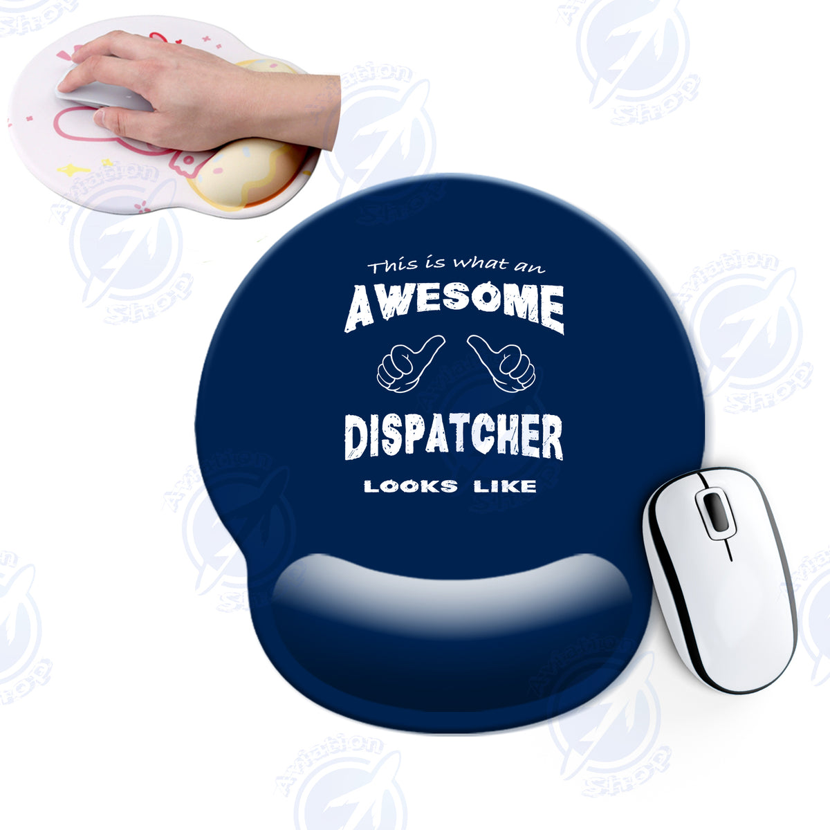Dispatcher Designed Ergonomic Mouse Pads Aviation Shop