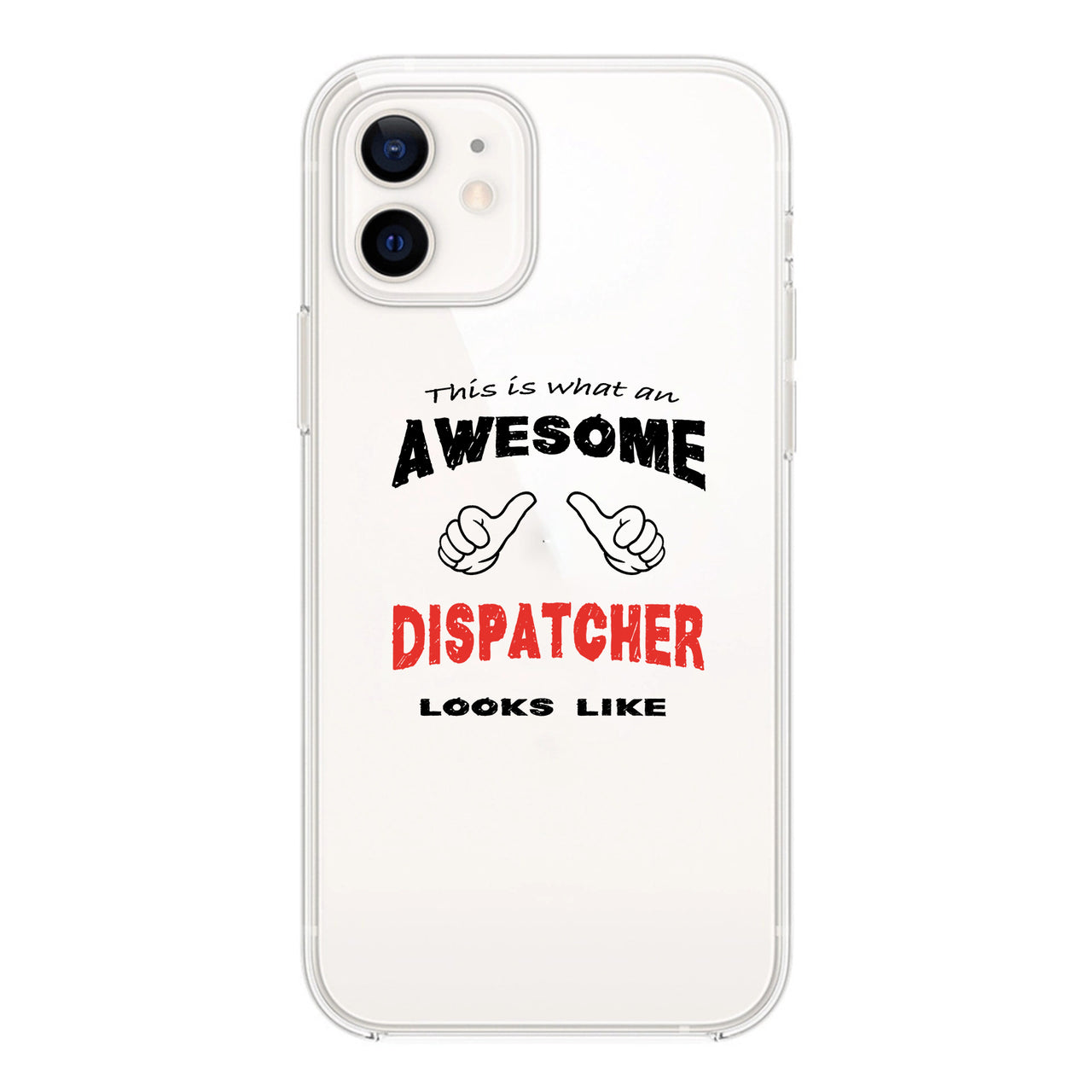 Dispatcher Designed Transparent Silicone iPhone Cases