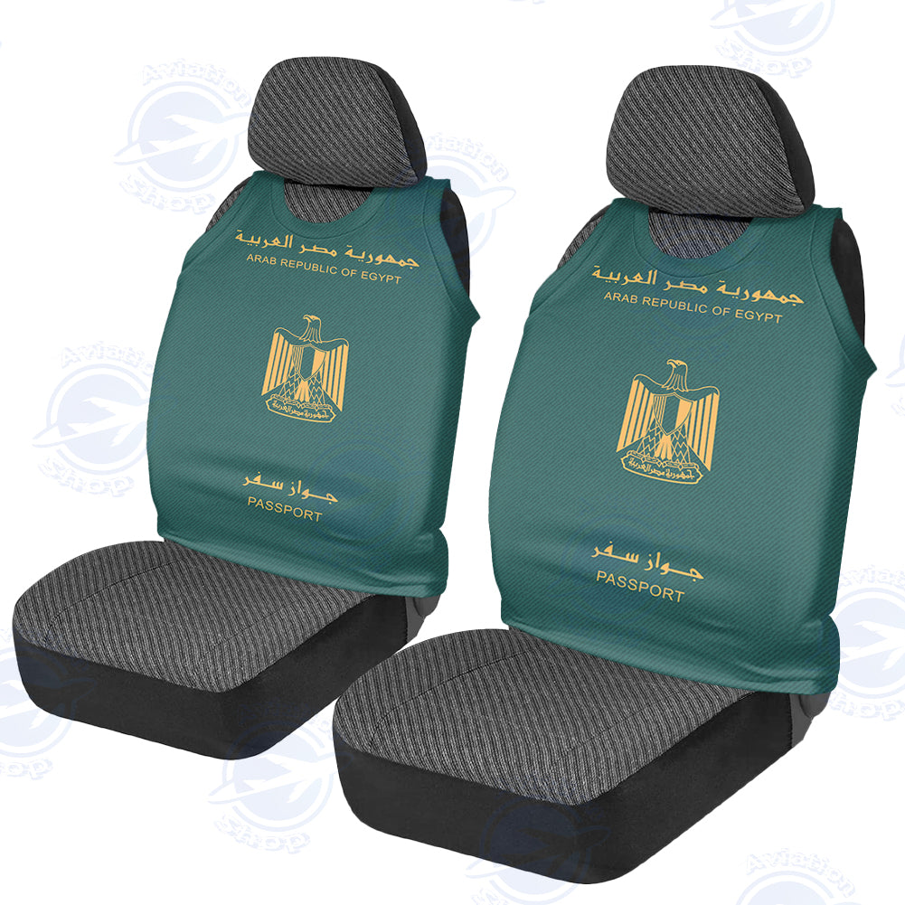 Egypt Passport Designed Car Seat Covers