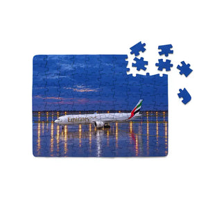 Emirates Boeing 777-300ER Dubai Rainlit Apron Printed Puzzles