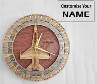 Thumbnail for F-16 Fighting Falcon Designed Wooden Wall Clocks