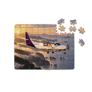 FedEx Express Cessna 208B Super Cargomaster Island Feeder Morning Run Printed Puzzles