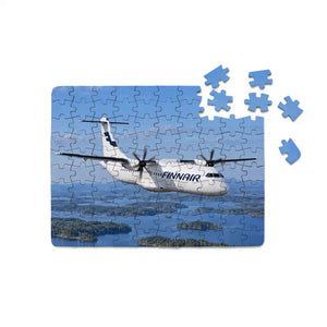 Finnair ATR 72-500 Finnish Lakes Morning Printed Puzzles