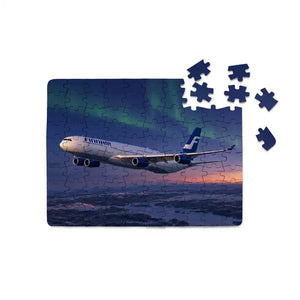 Finnair Airbus A340-300 Lapland Aurora Legacy Printed Puzzles