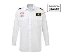 Thumbnail for Flight Attendant Designed Long Sleeve Pilot Shirts