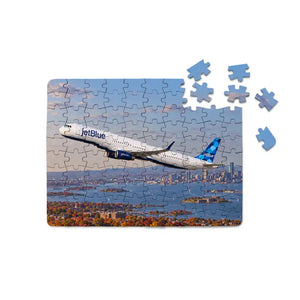 JetBlue Airways Airbus A321 Boston Autumn Departure Printed Puzzles