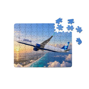 JetBlue Airways Airbus A321neo Florida Coast Sunrise Printed Puzzles