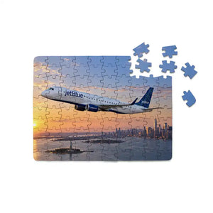 JetBlue Airways Embraer E190 New York Harbor E-Jet Dawn Printed Puzzles
