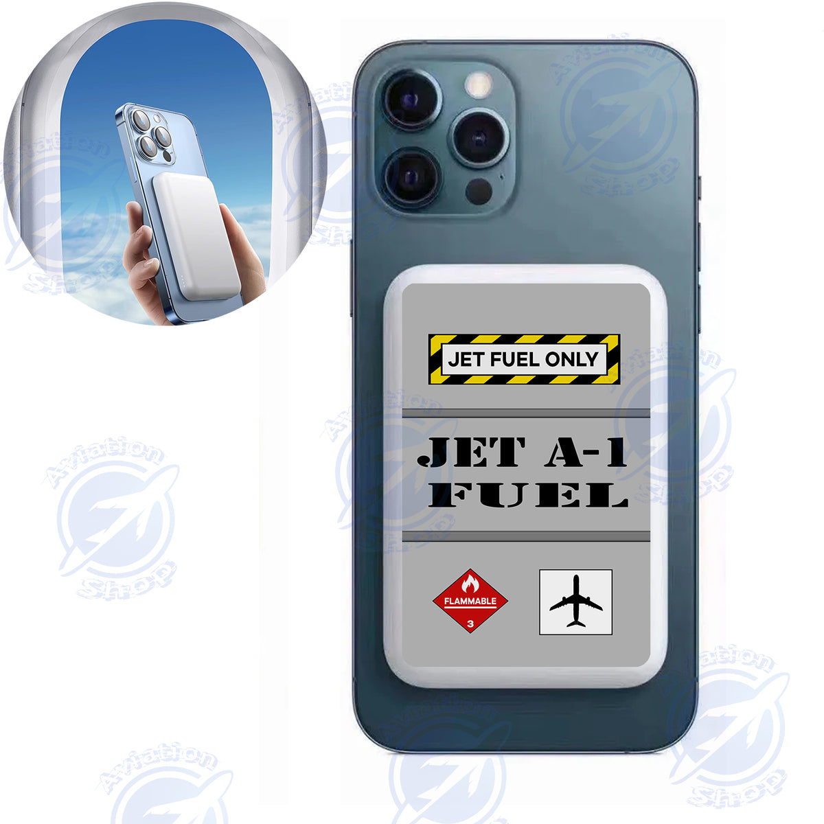 Jet Fuel Only Designed MagSafe PowerBanks Aviation Shop