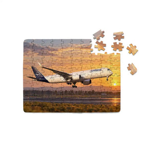 Lufthansa Airbus A350-900 Morning Rotation Printed Puzzles