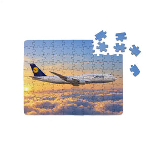 Lufthansa Boeing 747-8 Queen Above the Clouds Printed Puzzles