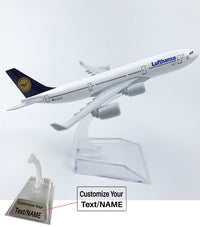 Thumbnail for Lufthansa Germany Airbus A340 Airplane Model (16CM)