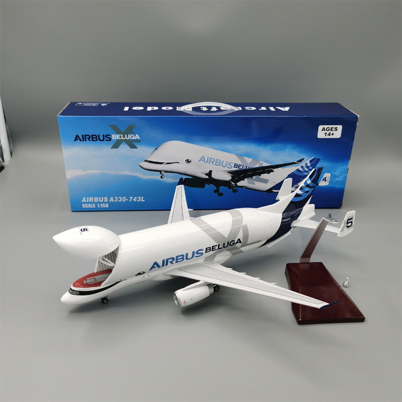 Scale Large Airplane Model Airbus Beluga A330-600ST  1:150  Airplane Model