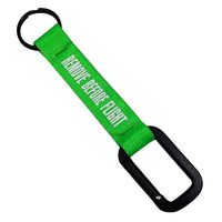 Thumbnail for Remove Before Flight (Light Green) Designed Mountaineer Style Key Chains