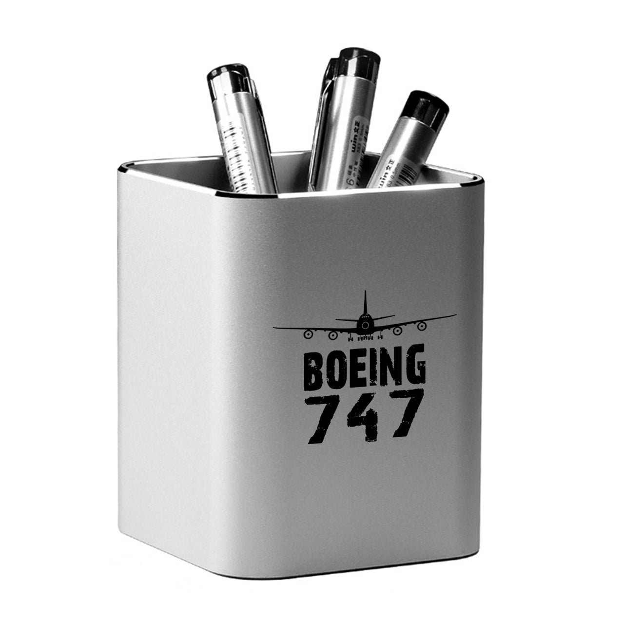 Boeing 747 & Plane Designed Aluminium Alloy Pen Holders