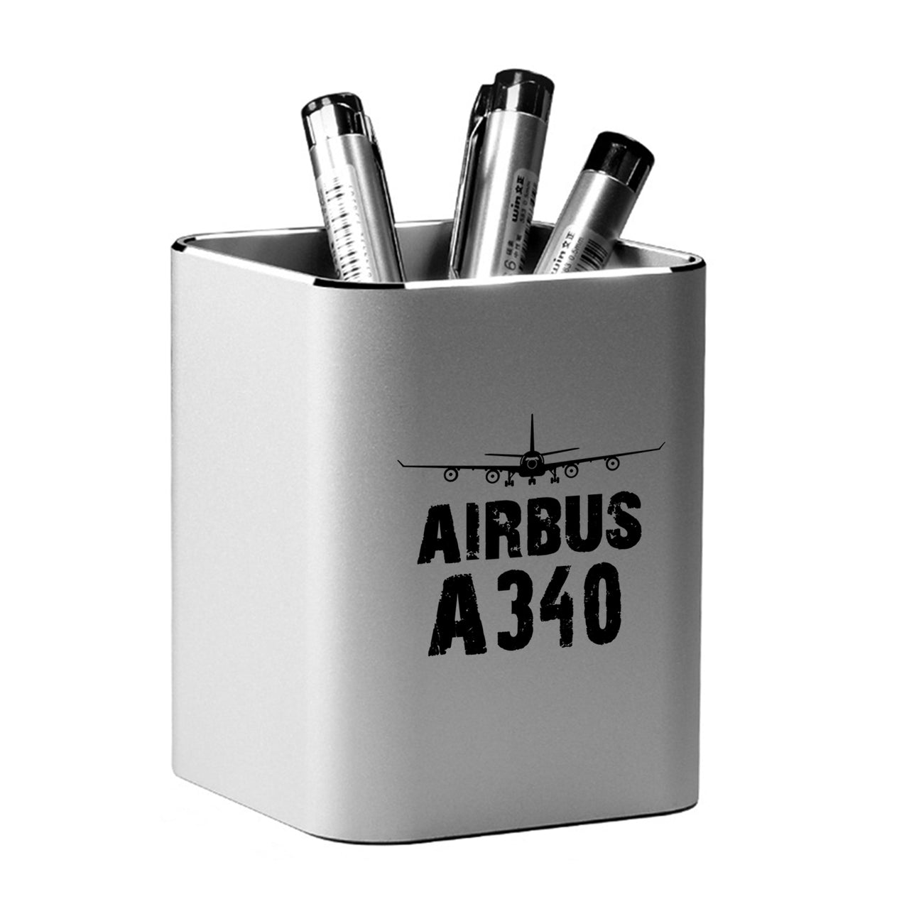 Airbus A340 & Plane Designed Aluminium Alloy Pen Holders