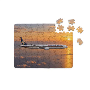 Singapore Airlines Boeing 777-300ER South China Sea Gold Printed Puzzles